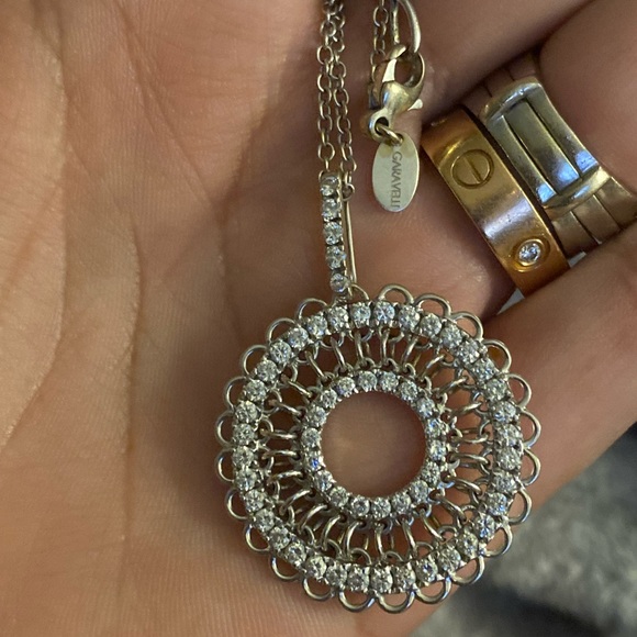 18k Garavelli Renaissance diamond necklace - Picture 3 of 9